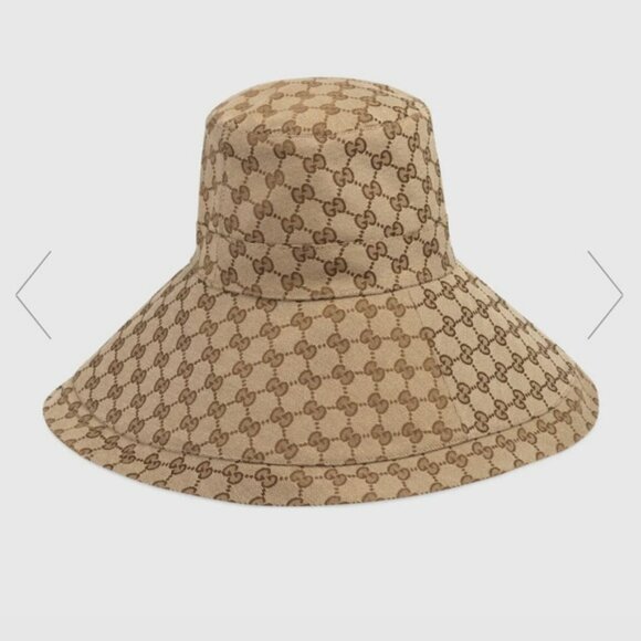 Gucci Women’s GG canvas wide brim hat main image 4